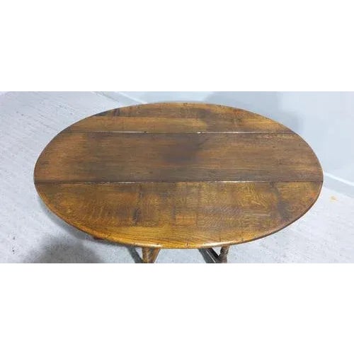 Oval Oak Coffee Table For Sale - Image 5 of 10