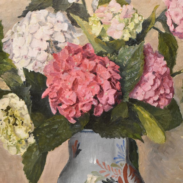 Henri-Émile Rogerol, Flowers Vase, 1900s, Oil Painting on Canvas, Framed For Sale - Image 4 of 11