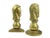 Mid-Century Modern Mid 20th Century Solid Brass Horse Head Knight Chess Bookends - a Pair For Sale - Image 3 of 8