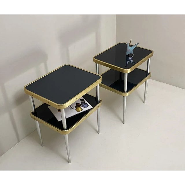 2-Tier Coffee Tables, 1950s, Set of 2, in Flawless conditions. Designed 1950 to 1959