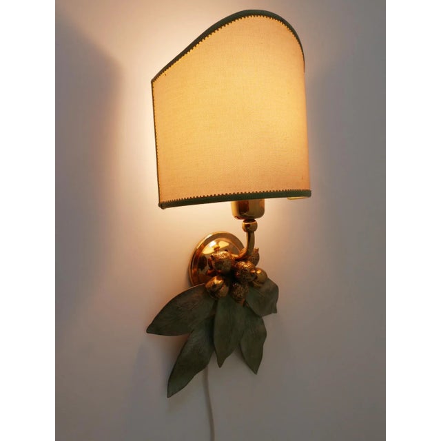 Mid-Century Modern Mid-Century Bronze & Patinated Brass Sconce For Sale - Image 3 of 18