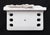 Vintage White Recessed Bathroom Toothbrush & Cup Holder For Sale - Image 6 of 8