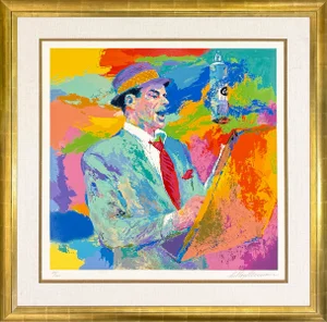 LeRoy Neiman, Frank Sinatra, Duets (Framed Large Hand Signed Serigraph)