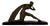 Demètre H. Chiparus, Art Deco Sculpture of Woman with Drapery, 1928, Bronze on Marble Base For Sale