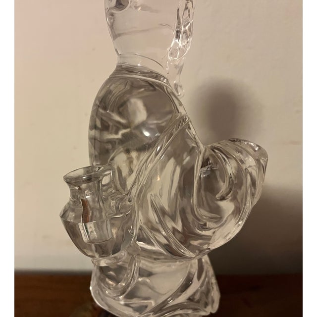 Stone Antique Chinese Carved Rock Crystal Figure of an Immortal For Sale - Image 7 of 18