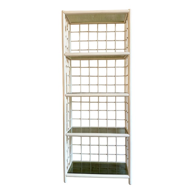 Italian Bookcase in Lacquered Wood, 1980s For Sale