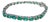 14 Carat Natural Emerald Cocktail Tennis Bracelet 14 Karat White Gold For Sale