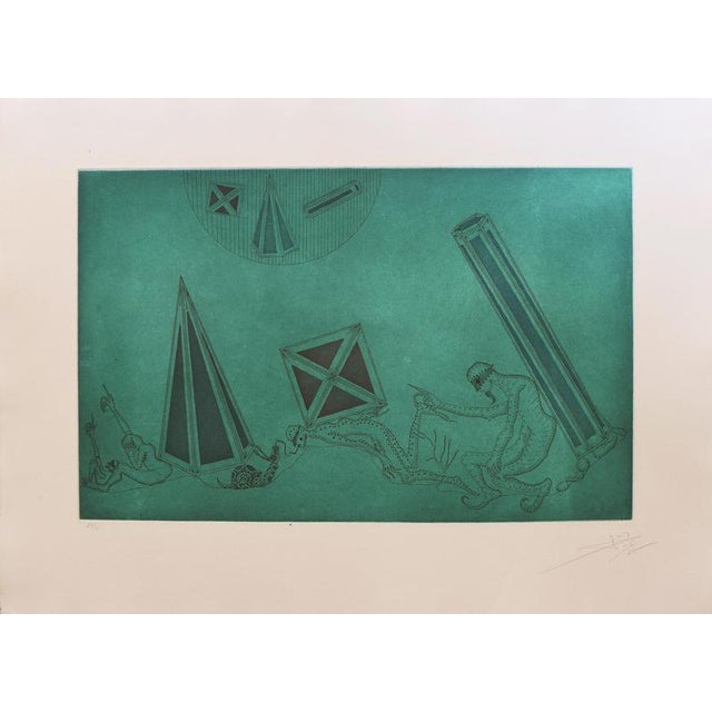 Late 20th Century Joan Ponc, Equivalents, 1973, Lithograph For Sale - Image 5 of 5