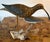 Mid 20th Century Vintage Hand Carved and Painted Wooden Shorebirds, Folk Art, Signed Wek For Sale - Image 5 of 7