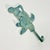 Nautical 1970s Vintage Coastal Nautical Cast Iron Verdigris Mermaid Wall Hook. For Sale - Image 3 of 9