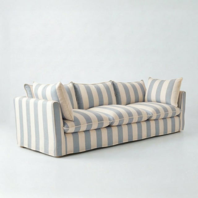 A joyous beautiful sofa made by hand in the USA using natural materials with a large dollop of comfort. 'Tradition with a...