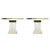 Pair Maison Jansen Painted and Eglomise Emerald Green Glass Top Console Tables For Sale - Image 10 of 10
