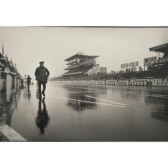 Jacques Violet, Steve MacQueen Le Mans, 1970, Silver Print For Sale - Image 5 of 5