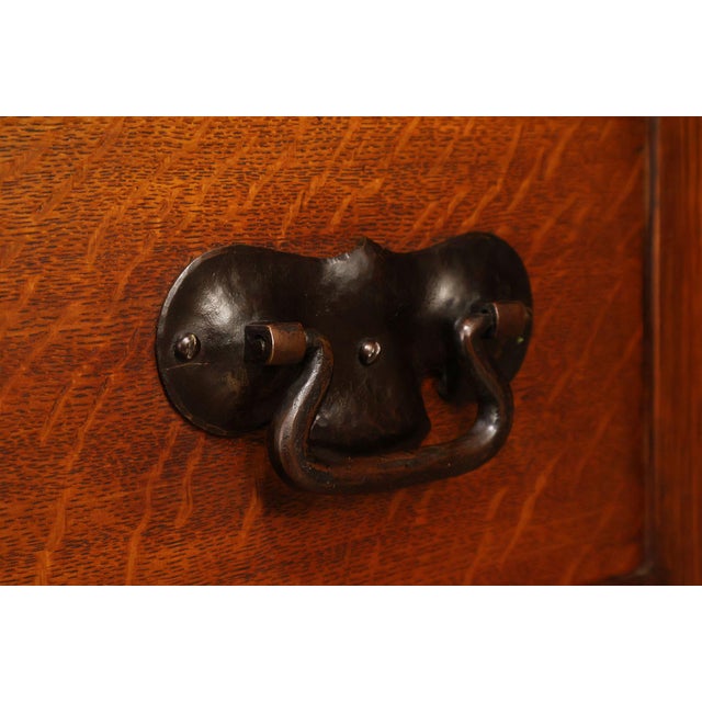 Early Gustav Stickley Arts And Crafts Oak Sideboard Buffet For Sale - Image 14 of 18