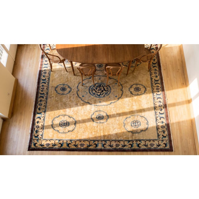 Early 20th Century Chinese Carpet For Sale - Image 13 of 15