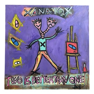 ArpVerdeacqua, Xanatox, 2023, Acrylic on Canvas For Sale