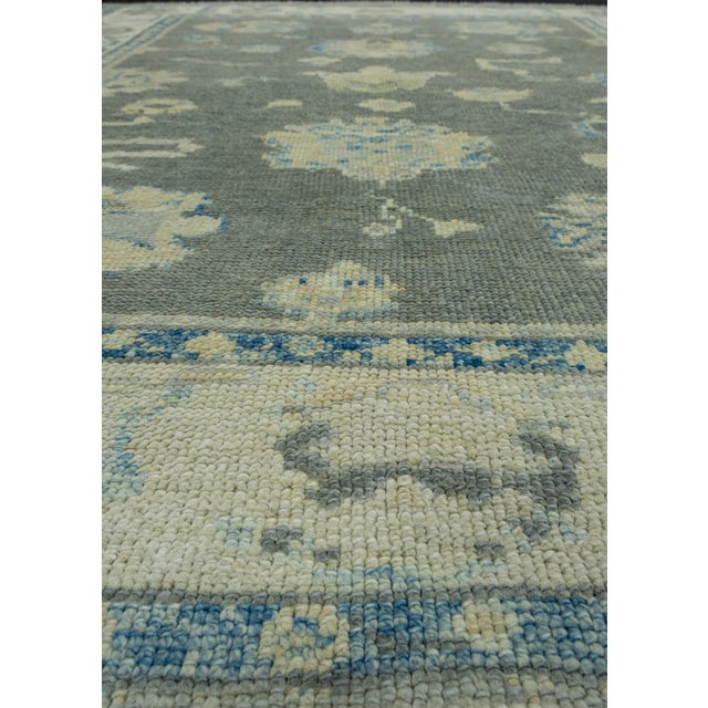Early 21st Century Turkish Oushak Square Rug 5'3" x 5'10" #17042 For Sale - Image 5 of 8