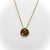 Modern 1990s 18k Gold and Diamond Tony Malmed Hand-Hammered Zen Necklace For Sale - Image 3 of 11