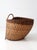 Vintage Large Wicker Gathering Basket For Sale - Image 9 of 15