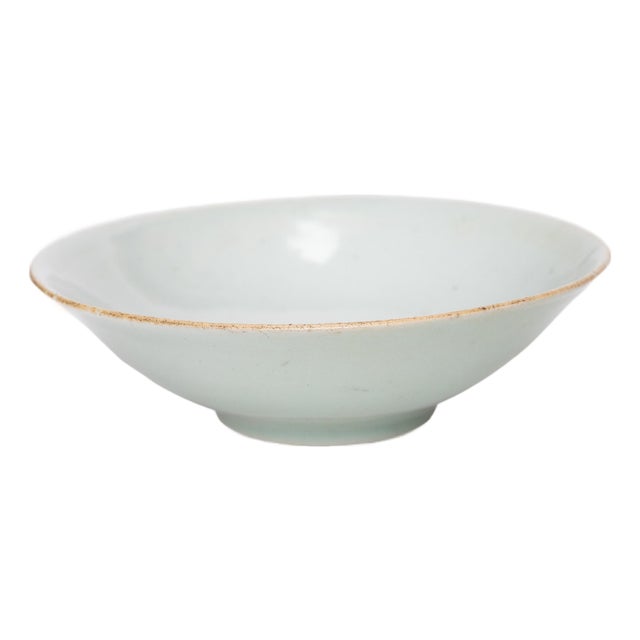 1850s Chinese Celadon Rice Bowl For Sale