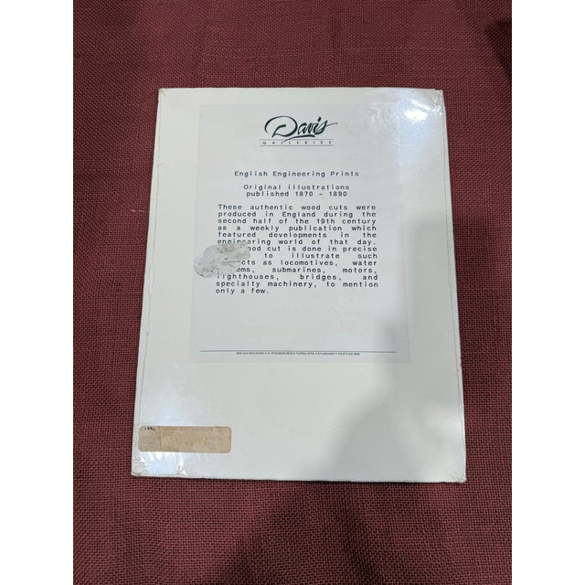 Original Engineering Reproduction Print Illustration Published 1870 to 1890 For Sale In Atlanta - Image 6 of 6