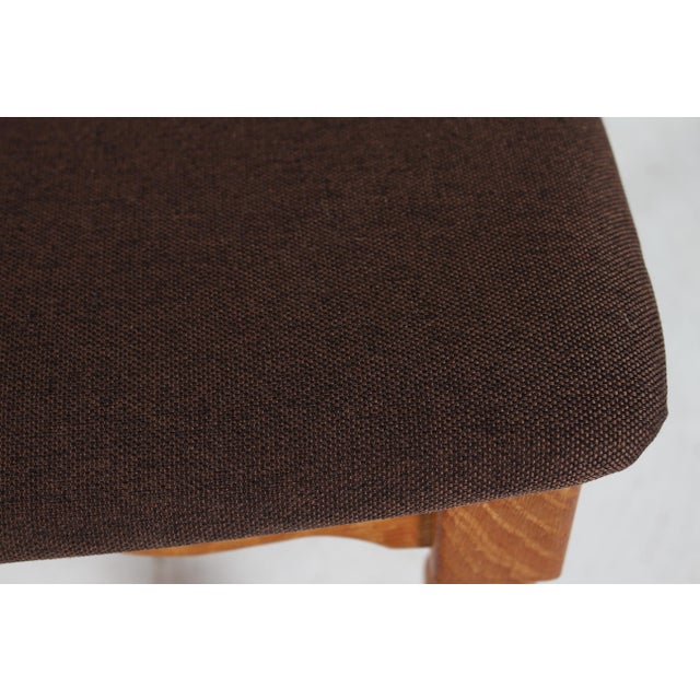 Danish Dining Chairs in Oak by Henning Kjærnulf for EG Møbler, 1970s, Set of 4 For Sale - Image 13 of 15