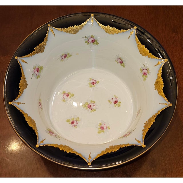 19th Century Sevres Porcelain Gilt Bronze Centerpiece Bowl, Marked and Numbered For Sale - Image 11 of 12