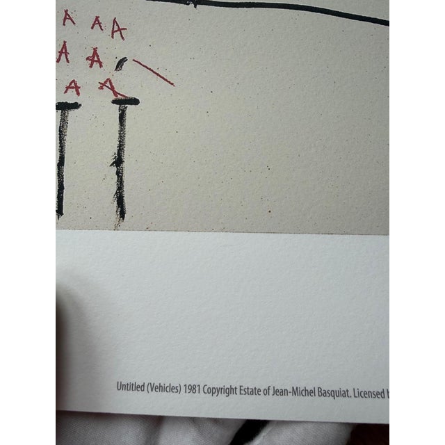Jean Michel Basquiat, Untitled (Vehicles), 1981, Print For Sale - Image 3 of 11