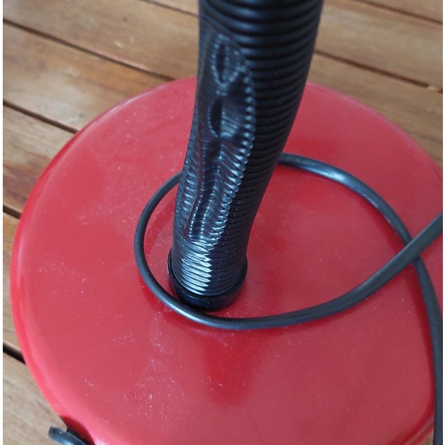 Red Desk Lamp by Targetti Italia, 1970s For Sale - Image 9 of 10