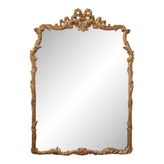 Early 20th Century Louis XV French Style Gold Gilt Mirror 38 X 54 For Sale