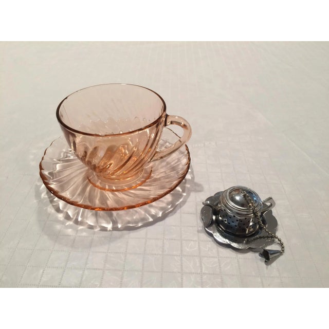 1970s Vintage Alfred E. Knobler & Co Tea Infuser For Sale - Image 5 of 13