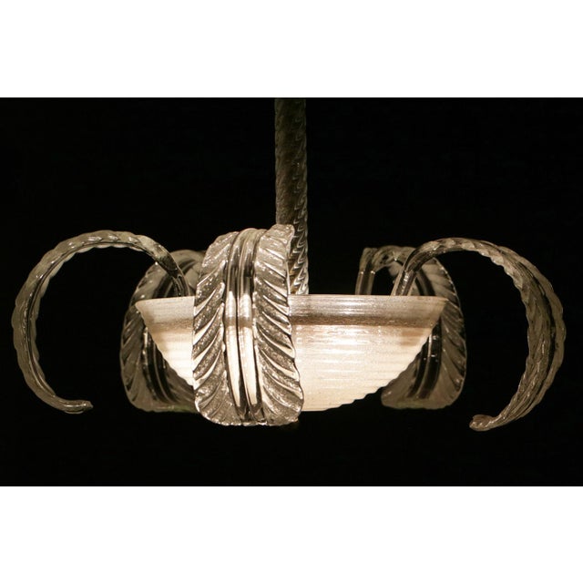 Italian Art Deco Chandelier by Barovier & Toso, 1940s For Sale - Image 15 of 18