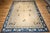19th Century Antique Chinese Peking Rug, Handwoven Open Pattern, Tan & Blue, 12' X 14' For Sale - Image 16 of 17