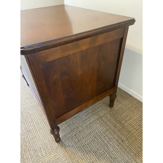 Maitland - Smith Late 19th Century Kneehole Writing Primitive Desk For Sale - Image 4 of 12