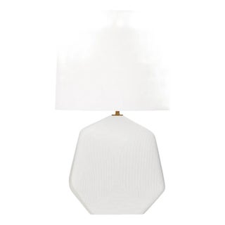 Hable by Visual Comfort Studio Hable Tallulah Table Lamp in Matte White Ceramic For Sale