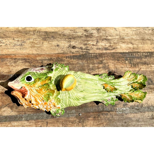 Celebrate the whimsical artistry of Italian ceramics with this extraordinary trompe l’oeil tureen. Expertly hand-crafted...