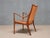 Armchair in Walnut and Leather by Hans Asplund for Nordiska Kompaniet, 1955 For Sale - Image 11 of 18