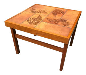 Gangso Mobler Organic Modern Vintage Danish Teak Side Table Poul H. Poulsen