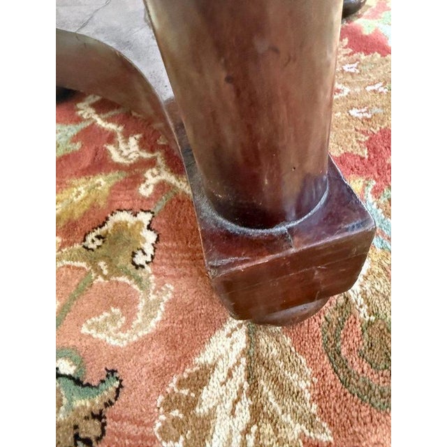 Wood Empire Planter in Mahogany For Sale - Image 7 of 9