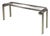 Italian Modern Console in Steel and Glass, 1970s For Sale