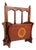Antique Dutch Amsterdam School Magazine Rack, 1920s For Sale