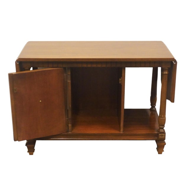 Thomasville Furniture Palatino Collection Italian Neoclassical Tuscan Style 62" Drop-Leaf Server Buffet 896-26 For Sale In Kansas City - Image 6 of 12