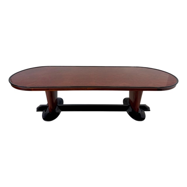 Italian Art Deco Dining and Conference Table, 1940s For Sale