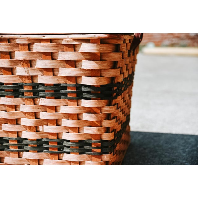 Handmade Authentic Amish Wicker Storage Basket Chairish