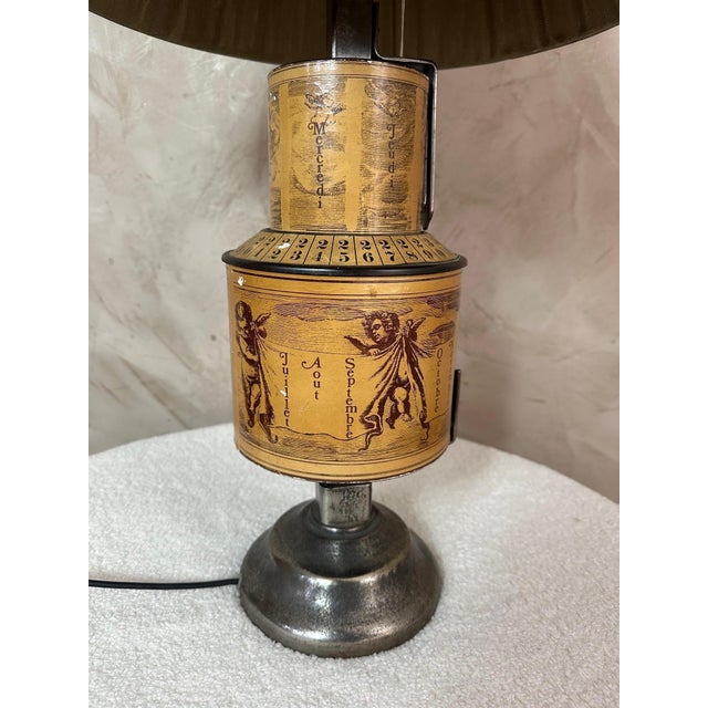 Calendar Table Lamp, 1920s For Sale - Image 6 of 18