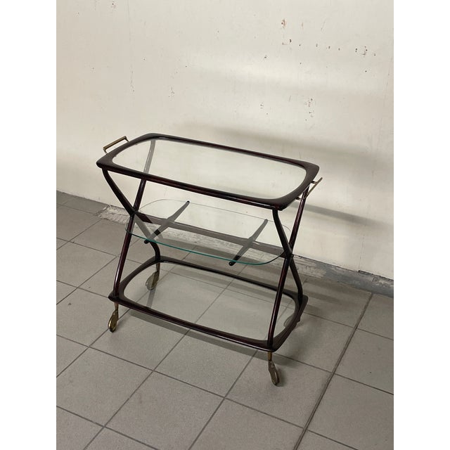 Metal Food Trolley by Cesare Lacca, 1950s For Sale - Image 7 of 17