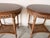 Wood Modern Neoclassical Louis XVI Style Oval Side Tables With Cane Shelves – A Pair For Sale - Image 7 of 15