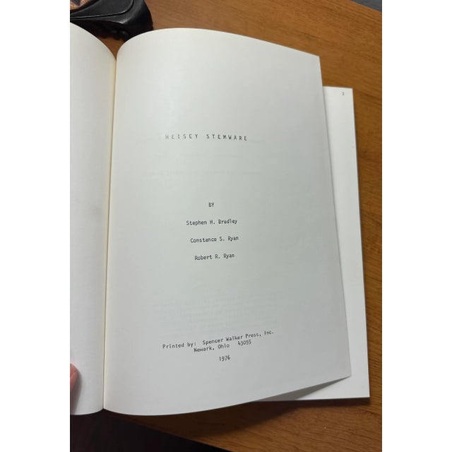 Mid-Century Modern 1976 Heisey Stemware Hardcover Book For Sale - Image 3 of 8