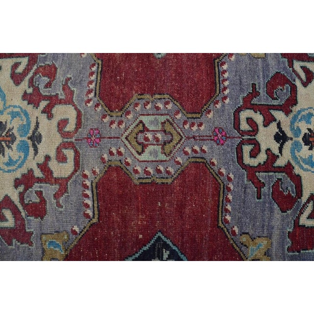 1960s 1960s Oversize Turkish Low Pile Runner For Sale - Image 5 of 9