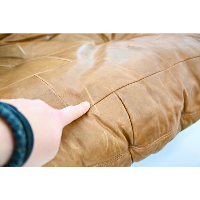 Marsala Lounge Chairs & Ottoman by Michel Ducaroy for Ligne Roset, 1970s, Set of 3 For Sale - Image 12 of 13